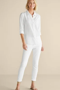 Fashion Soft Surroundings Jordan Linen Blend Shirt