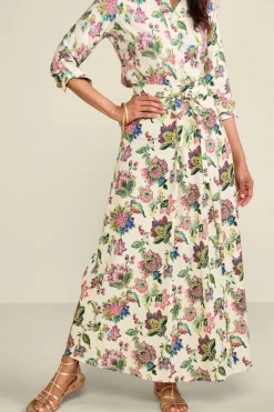 New Soft Surroundings Jordan Linen Blend Skirt IpanemaFlowers