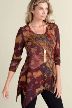 Fashion Soft Surroundings Julia Top ButterflyMulti