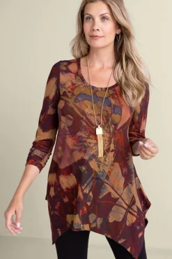 Fashion Soft Surroundings Julia Top ButterflyMulti