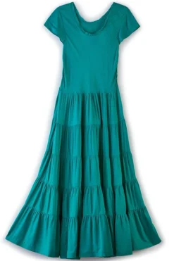 New Soft Surroundings Kara Dress FieryTealJacobean