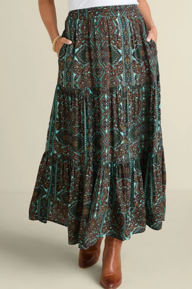 Online Soft Surroundings Kara Skirt HarvestScarf