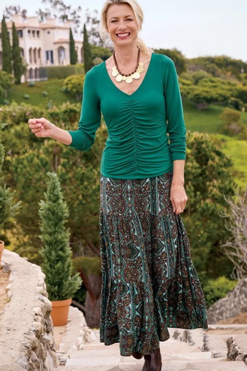 Online Soft Surroundings Kara Skirt HarvestScarf