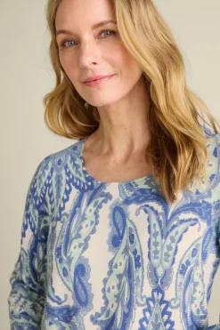 Best Soft Surroundings Kasey Tunic Sweater GlobalScarfBlueSimplif