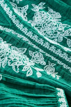 New Soft Surroundings Katie Gauze Tunic TealGreen