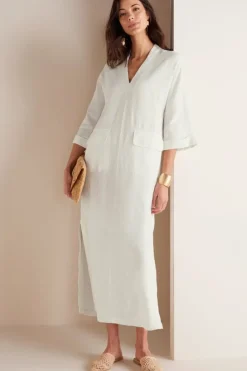 Online Soft Surroundings Kavala Dress CreamyWhite