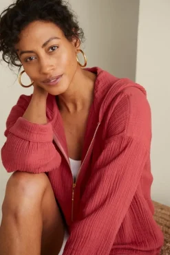 Sale Soft Surroundings Kemia Gauze Hoodie