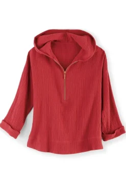 Sale Soft Surroundings Kemia Gauze Hoodie