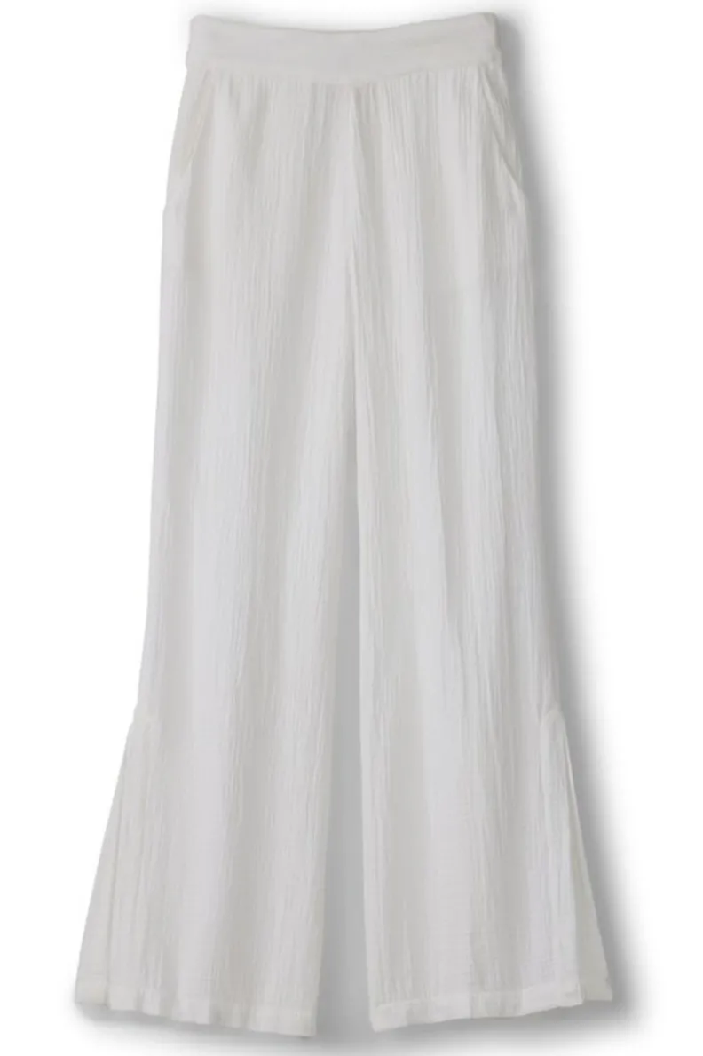 Best Soft Surroundings Khulani Wide Leg Gauze Pants