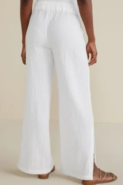 Best Soft Surroundings Khulani Wide Leg Gauze Pants