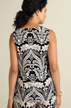 Fashion Soft Surroundings Korva Tank CabanaScarfNeutral