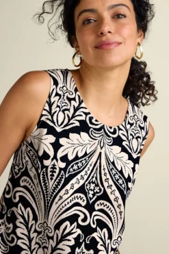 Fashion Soft Surroundings Korva Tank CabanaScarfNeutral