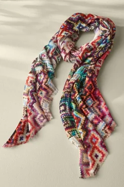 Clearance Soft Surroundings Kristin Kaleidoscope Scarf Multi