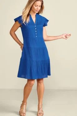 Online Soft Surroundings Lakely Short Dress Sapphire