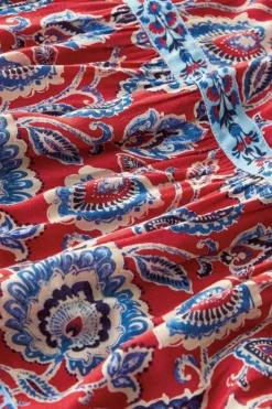 Sale Soft Surroundings Lilith Midi Dress CyntheraFloral/Border