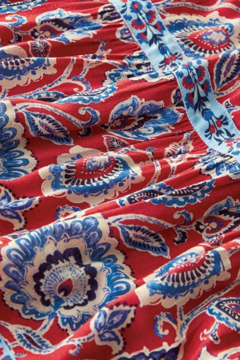 Sale Soft Surroundings Lilith Midi Dress CyntheraFloral/Border