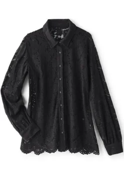 Discount Soft Surroundings Lisa Lace Button Front