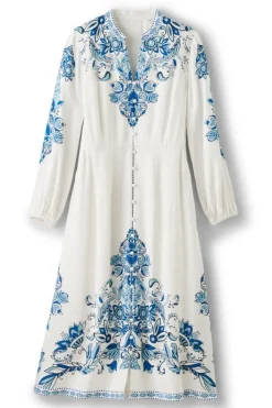 Discount Soft Surroundings Louise Midi Dress PerissaScarf