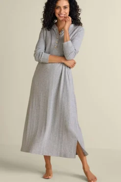 Clearance Soft Surroundings Loungy Lover Dress HeatherGrey