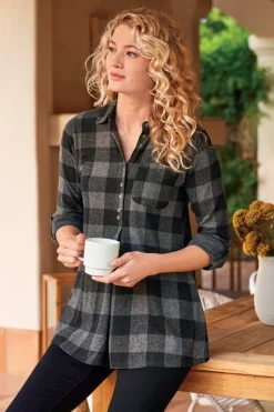 Online Soft Surroundings Mad About Plaid Tunic