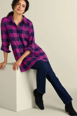 Online Soft Surroundings Mad About Plaid Tunic