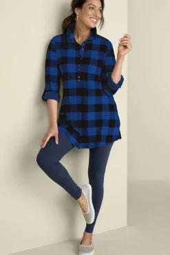 Online Soft Surroundings Mad About Plaid Tunic