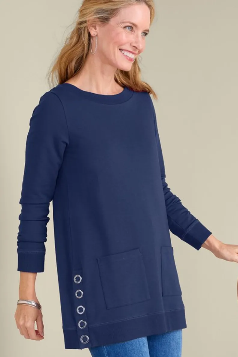 Online Soft Surroundings Make It Snappy Pullover