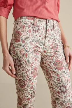 New Soft Surroundings Manisha Straight Leg Jeans DesertJacobean