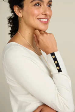 Clearance Soft Surroundings Margulies Tunic Sweater IvoryPearl