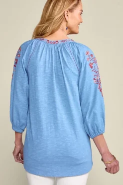 Discount Soft Surroundings Meagan Tunic BlueBonnet