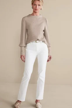 Hot Soft Surroundings Melina Waffle Pullover