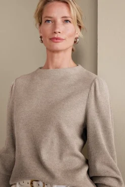 Hot Soft Surroundings Melina Waffle Pullover