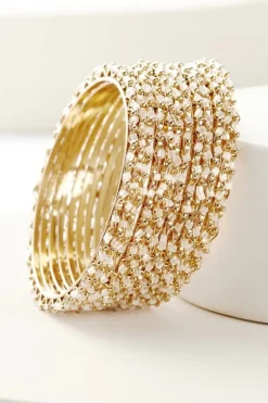 Hot Soft Surroundings Mena Beaded Bangle Set
