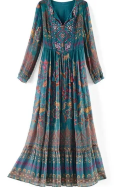 Fashion Soft Surroundings Mirapani Dress AyalettaBlue