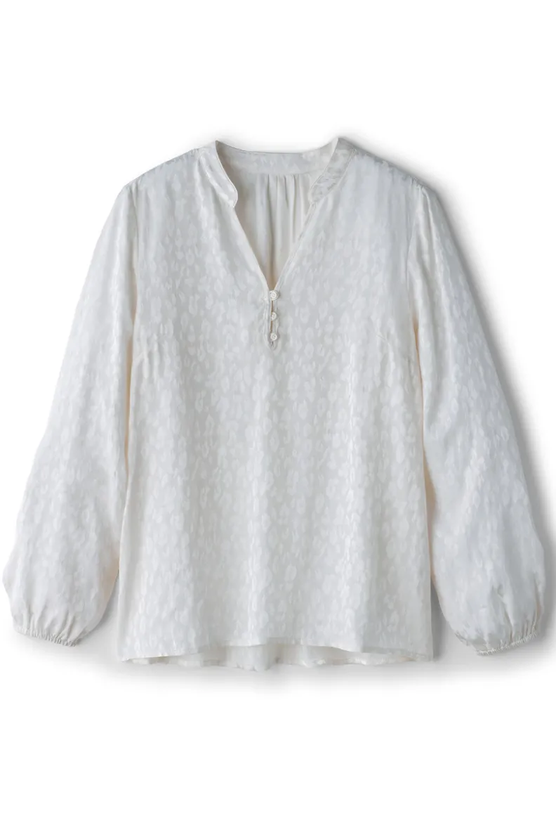 Clearance Soft Surroundings Mirasol Jacquard Tunic IvoryPearl