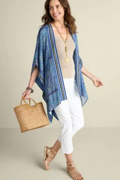Online Soft Surroundings Miravelle Kimono AzoresScarf