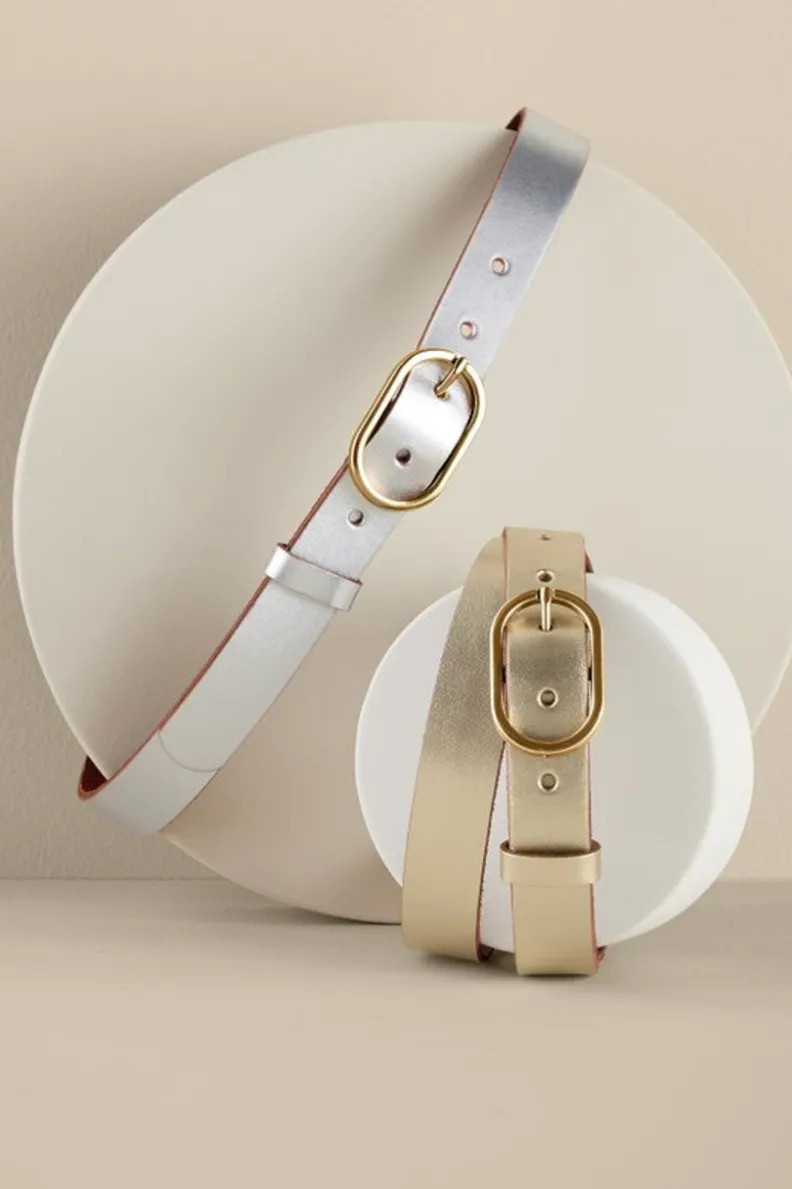 Fashion Soft Surroundings Monte Carlo Metallic Belt