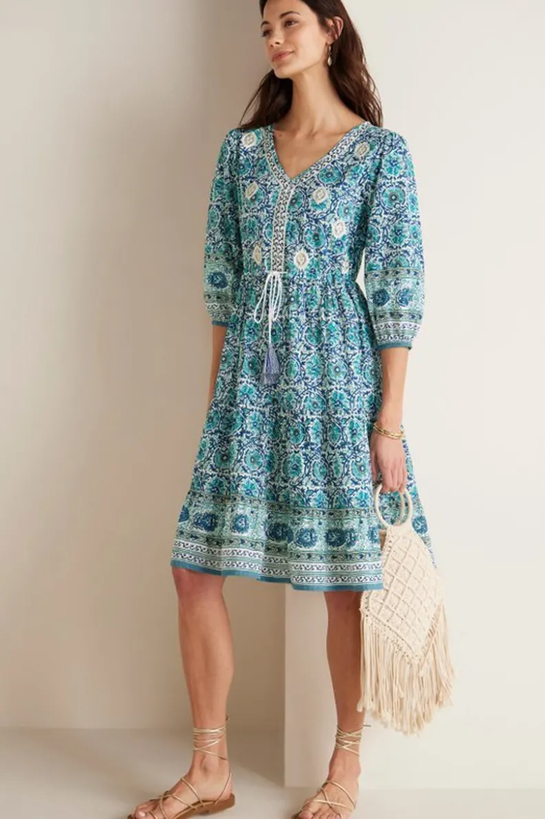 Sale Soft Surroundings Nerissa Dress AbstractFloral