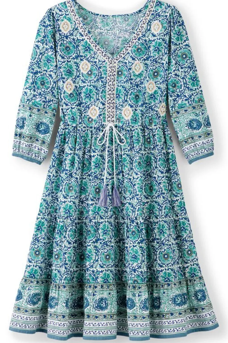 Sale Soft Surroundings Nerissa Dress AbstractFloral