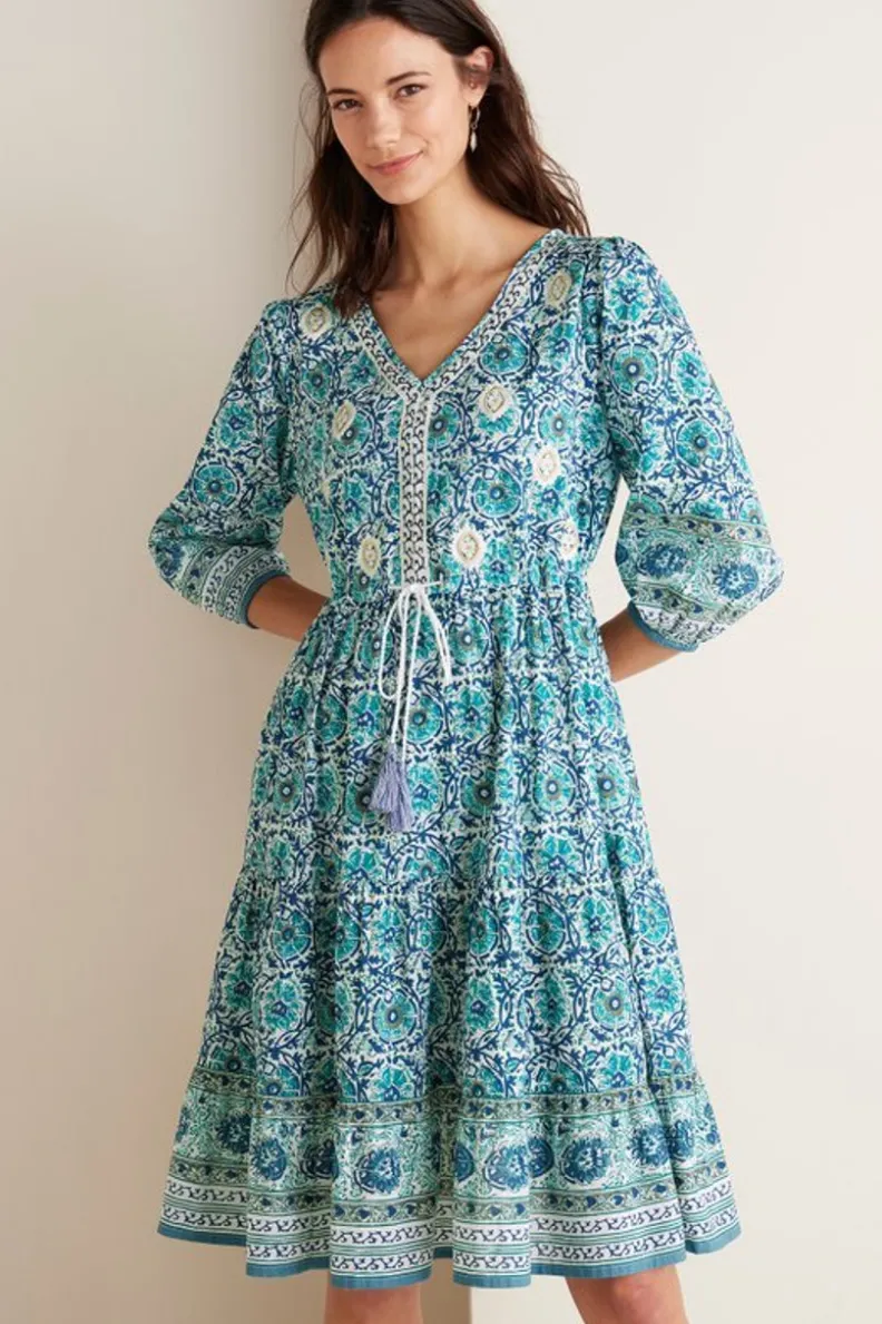 Sale Soft Surroundings Nerissa Dress AbstractFloral