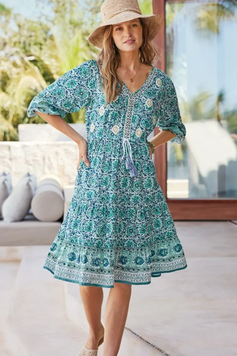 Sale Soft Surroundings Nerissa Dress AbstractFloral