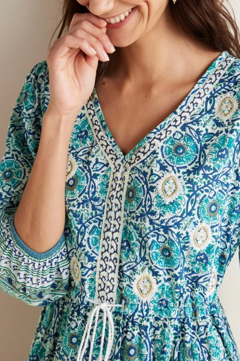 Sale Soft Surroundings Nerissa Dress AbstractFloral