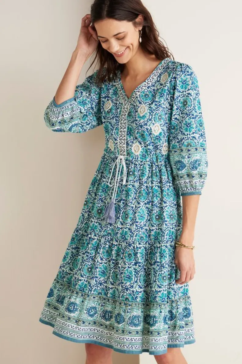 Sale Soft Surroundings Nerissa Dress AbstractFloral