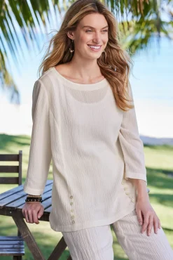 Outlet Soft Surroundings Oceo Gauze Tunic