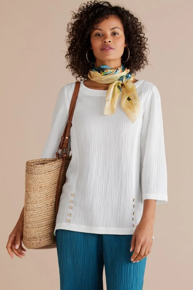 Outlet Soft Surroundings Oceo Gauze Tunic