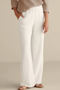 Fashion Soft Surroundings Oceo Gauze Wide-Leg Pants