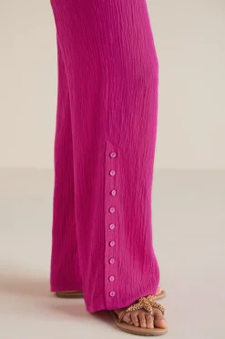 Fashion Soft Surroundings Oceo Gauze Wide-Leg Pants