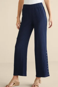 Fashion Soft Surroundings Oceo Gauze Wide-Leg Pants