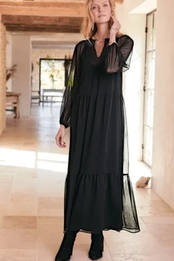 Online Soft Surroundings Olga Dress Black