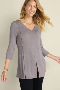 Hot Soft Surroundings Ophelia Tunic HeatherGrey